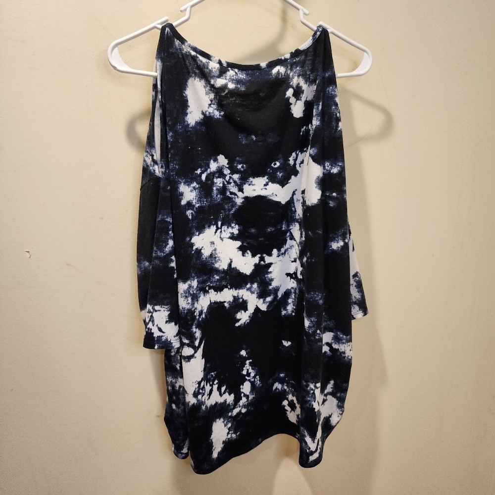 Capsule Tie Dye Cold shoulder Plus size top size 12 - Picture 8 of 12